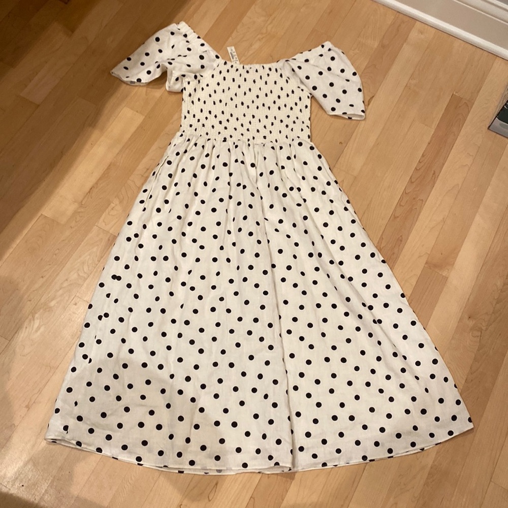 Madewell polka dot dress